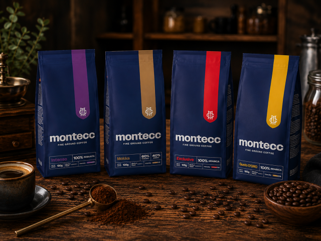 Montecc full range fine ground cofee