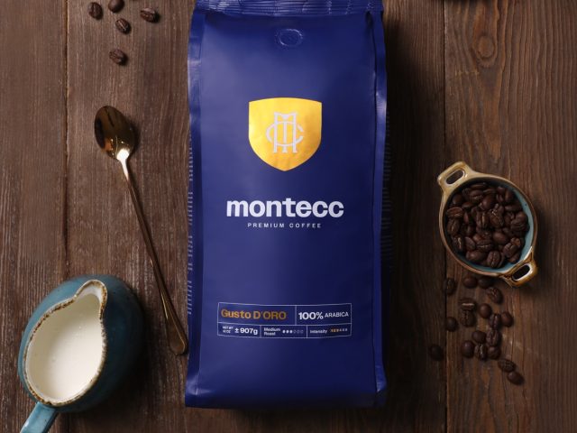 Montecc Gusto D'Oro whole-bean pack