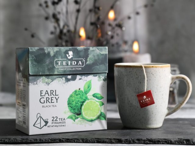 Teida tea pyramids close-up