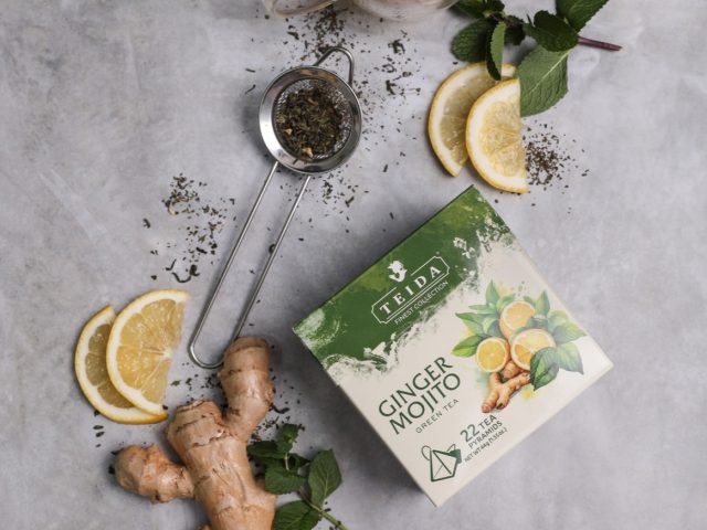 Teida tea brewing